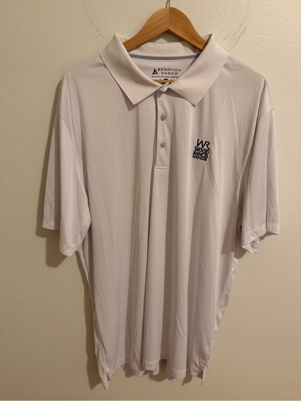 Men’s White Golf Polo Shirt